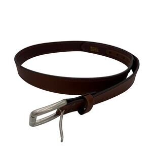 Ariat Men's Leather Brown triple Stitched Western Work Belt Size 44